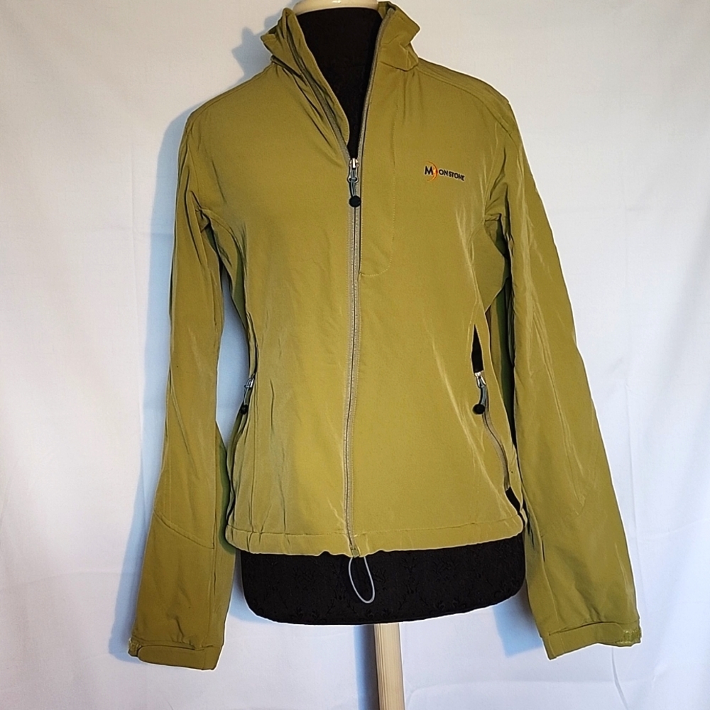 Moonstone Water Proof Green Softshell Jacket Rain… - image 1